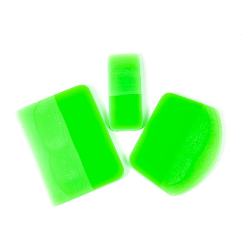 7mo Professional Three-piece Set Squeegee Rubber Squeegees Soft Silicone for Auto Vinyl Wrap Body Tpu Vinyl Car Wrapping Film