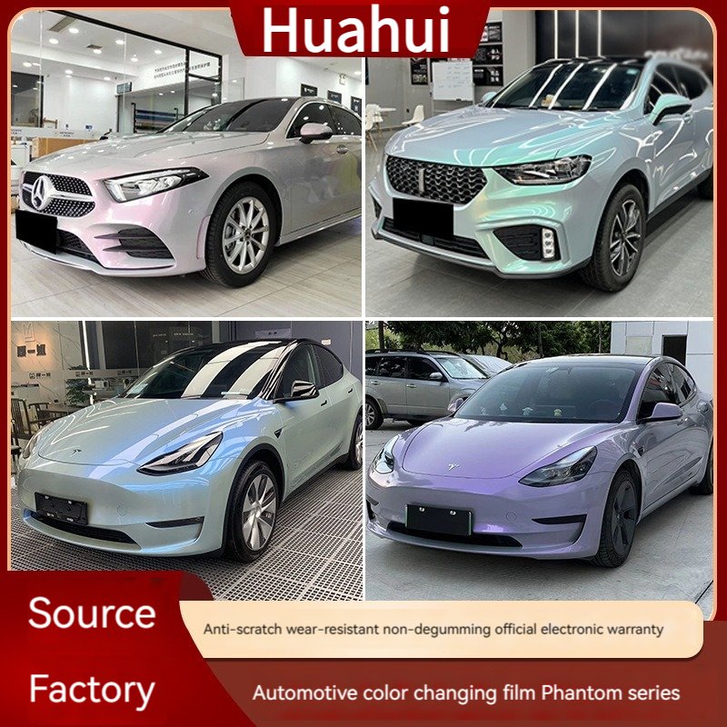 Factory wholesale 1.52*18m Phantom Grey Glamour series car film car wrap vinyl foil for sale
