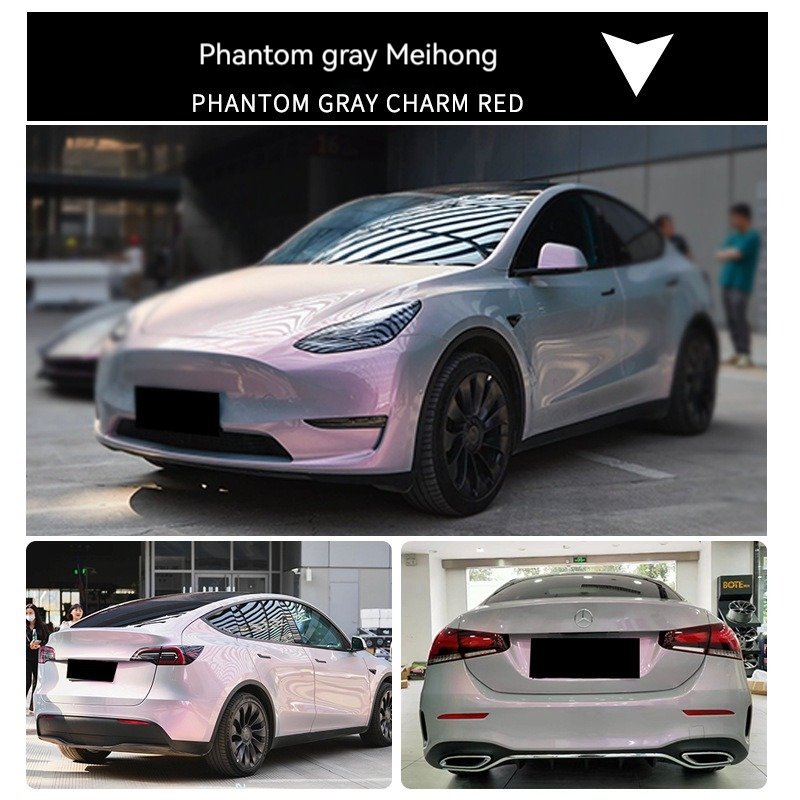 Factory wholesale 1.52*18m Phantom Grey Glamour series car film car wrap vinyl foil for sale