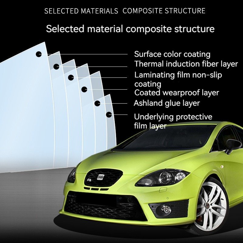 Car color change film Macaron crystal cherry blossom pink glossy vinyl gradient color full car film
