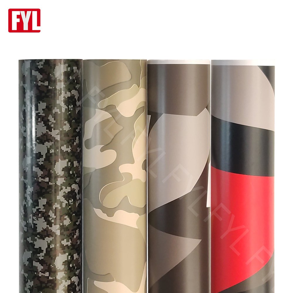 Custom Car Wrap Digital Printing DIY Design Camouflage Wrap Vinyl Car