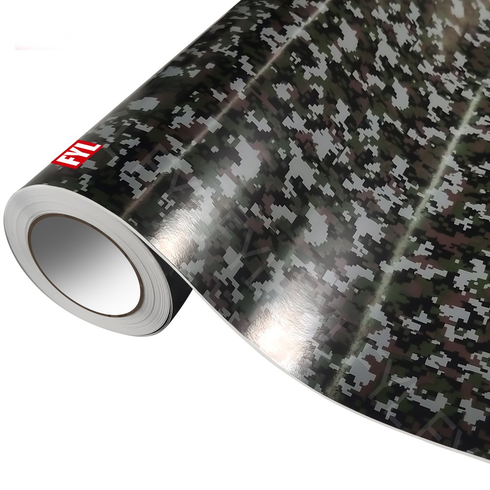 Custom Car Wrap Digital Printing DIY Design Camouflage Wrap Vinyl Car