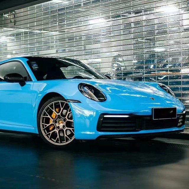 PET Ice Cream Blue Premium Color Change Self Adhesive Vehicle Wrapping Film Car Wrap Vinyl