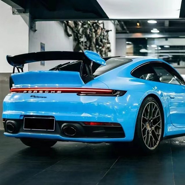 PET Ice Cream Blue Premium Color Change Self Adhesive Vehicle Wrapping Film Car Wrap Vinyl