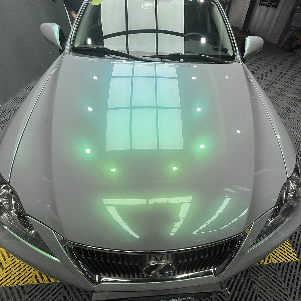 TSAUTOP 1.52*17m Infrared Proof Candy Flip Grey Green Colorful TPU PPF vehicle protection film
