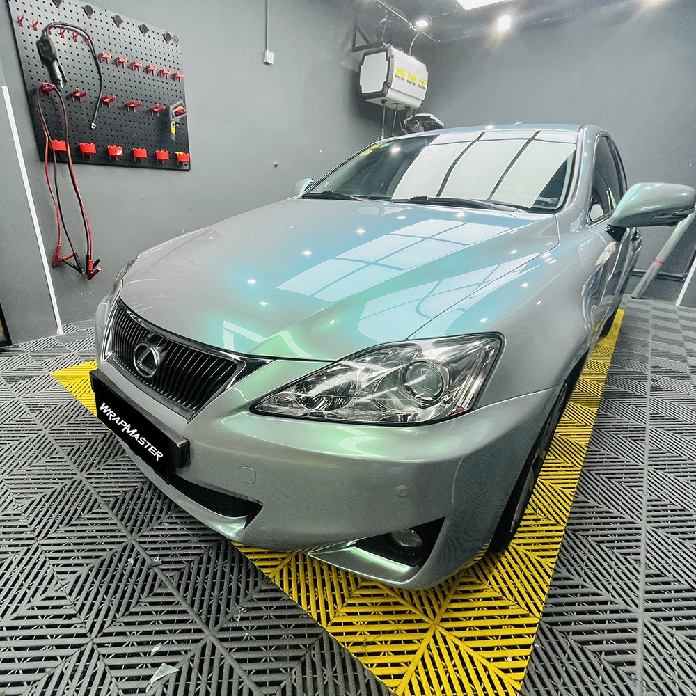TSAUTOP 1.52*17m Infrared Proof Candy Flip Grey Green Colorful TPU PPF vehicle protection film