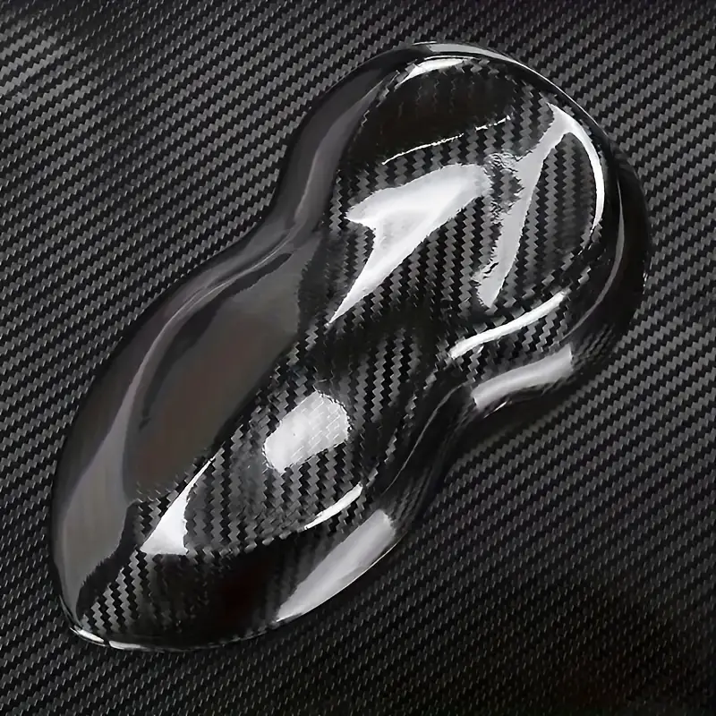 5D Gloss Carbon Fiber Vinyl Car Wrap 1.52*28M PVC Anti-Scratch Color-Changing UV Proof for Body and Window Tint