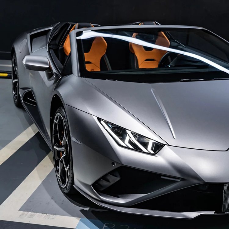 No bubbles Easy To Install PVC Matte Volcanic Gray Vinyl Wrap PET FOR AMG Mountain Grey Auto Body Sticker Car Vinyl Wrap film