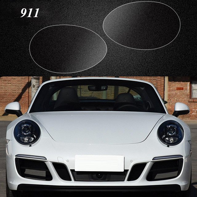 AEP Car Headlight PPF Protective Film Smoked Black Tint Wrap Vinyl Transparent TPU Sticker For Porsche 911 992 2019 2020 2021