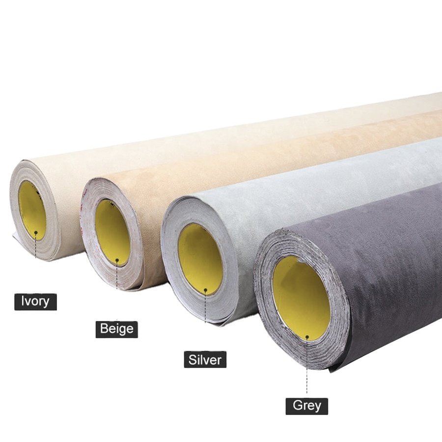 new product self adhesive suede fabric wrap film PVC high soft 15M micro fabric car interior wrapping vinyl film for Car Film