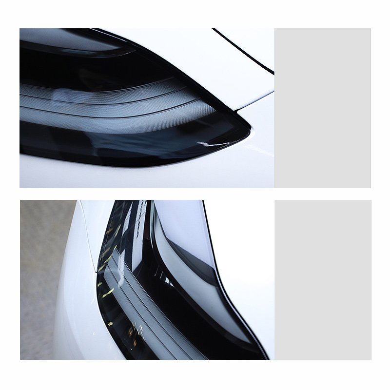 Automotive special taillight black Tesla X/Y self-healing headlight tinting film Model 3/Y TPH TPU lamp film