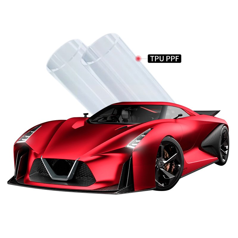 Free Sample Super Gloss PPF Protection Foil TPU Auto-repaired Transparent Car Body Auto Paint Protective Film