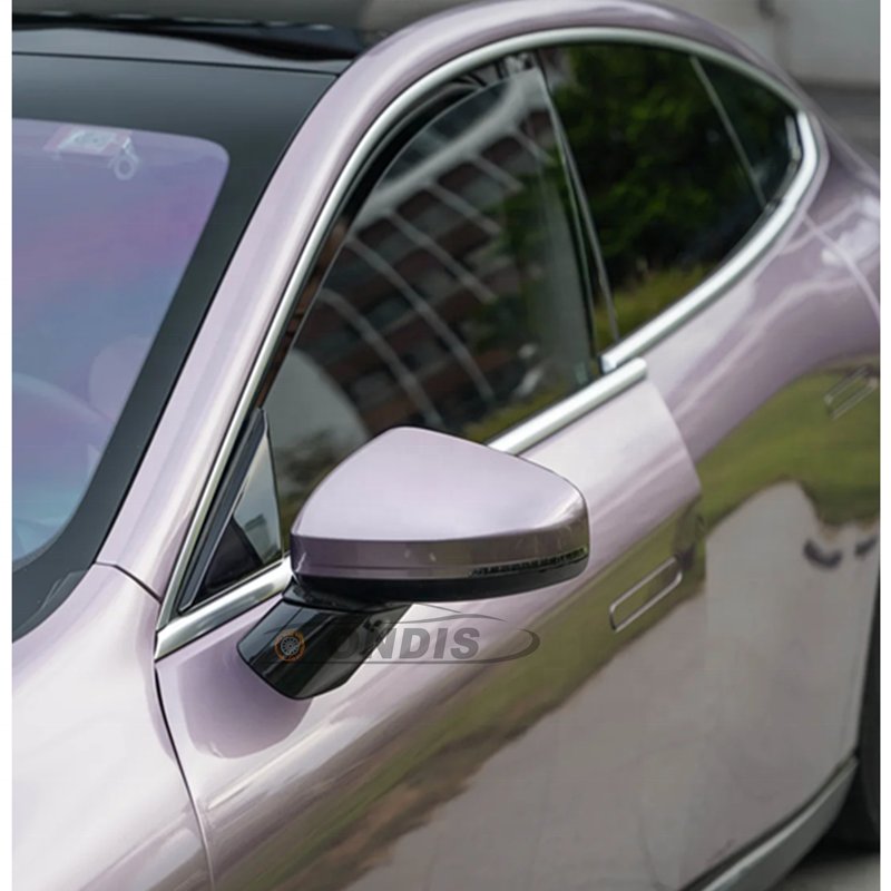 PET su7 purple glossy metallic car wrap gloss purple car film with air release car wrap vinyl