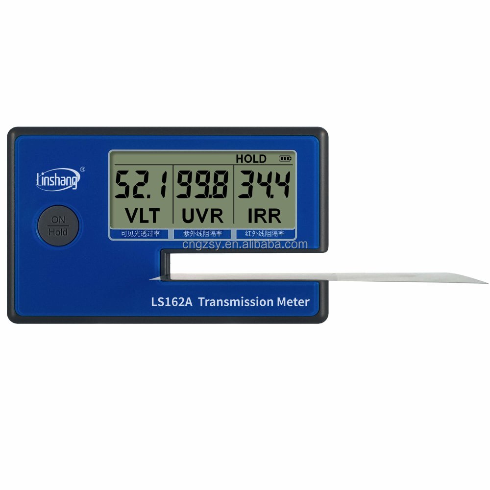 Solar Transmission Meter Portable Window Tint Meter Vlt Solar Film Transmission Meter Film Window Tint Tester LS162A