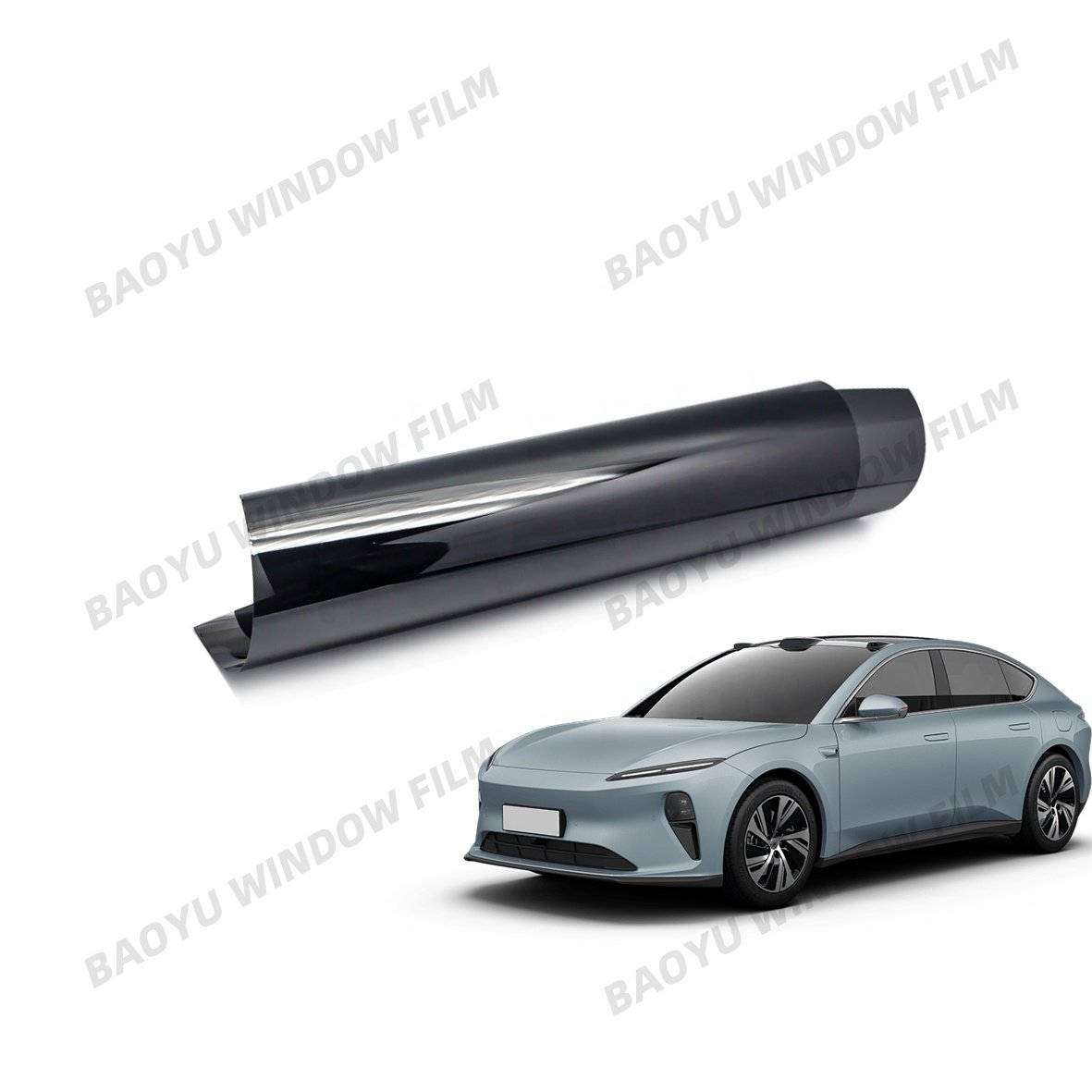 Car Window Film Heat Insulation Block UV Window Tint Carbon TW-1595 PET Fasion Nano Ceramic Window Film Sample Book 10 Year 2mil