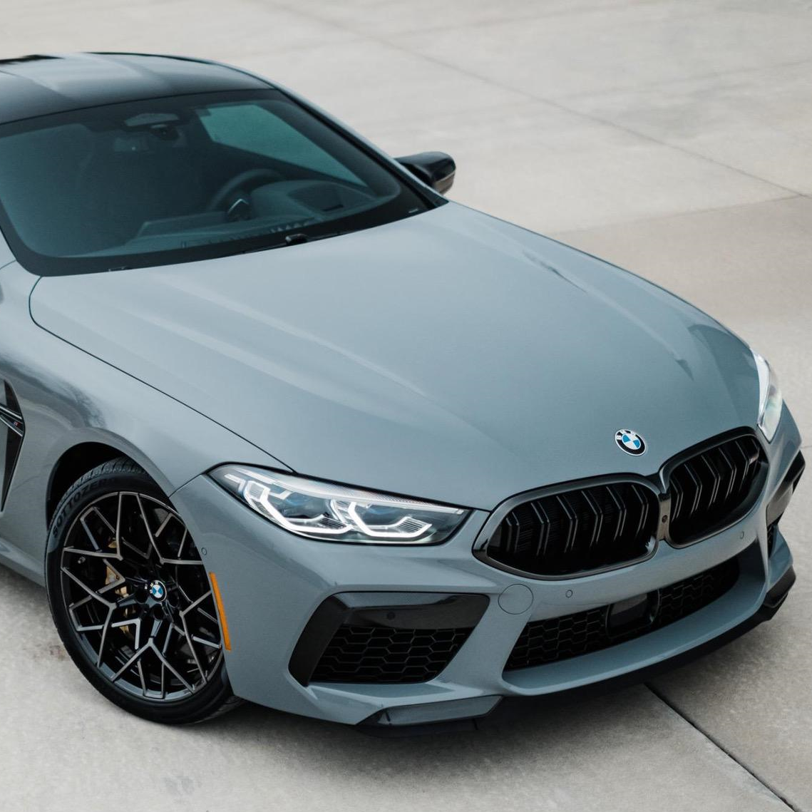 Nardo Grey Stealth Coloured 7.2mil Self-Healing High Gloss Anti-Yellowing PPF Car Paint Protection Film Branded TPU Window