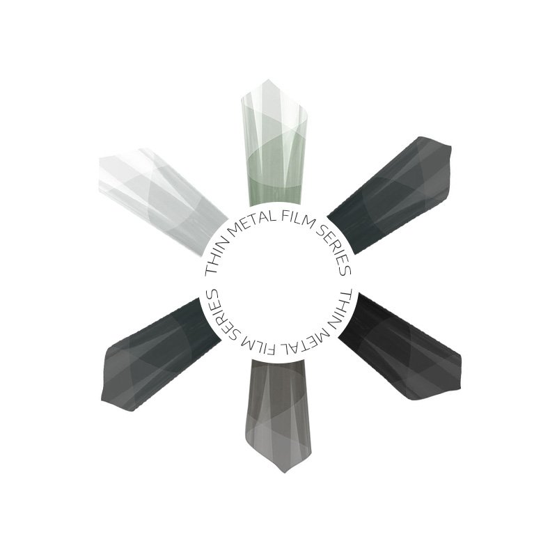 High UV Rejection Double Silver Metal Sputter PET Car Window Film Explosion-Proof Sun-Blocking Solar Tint Glass Film Body