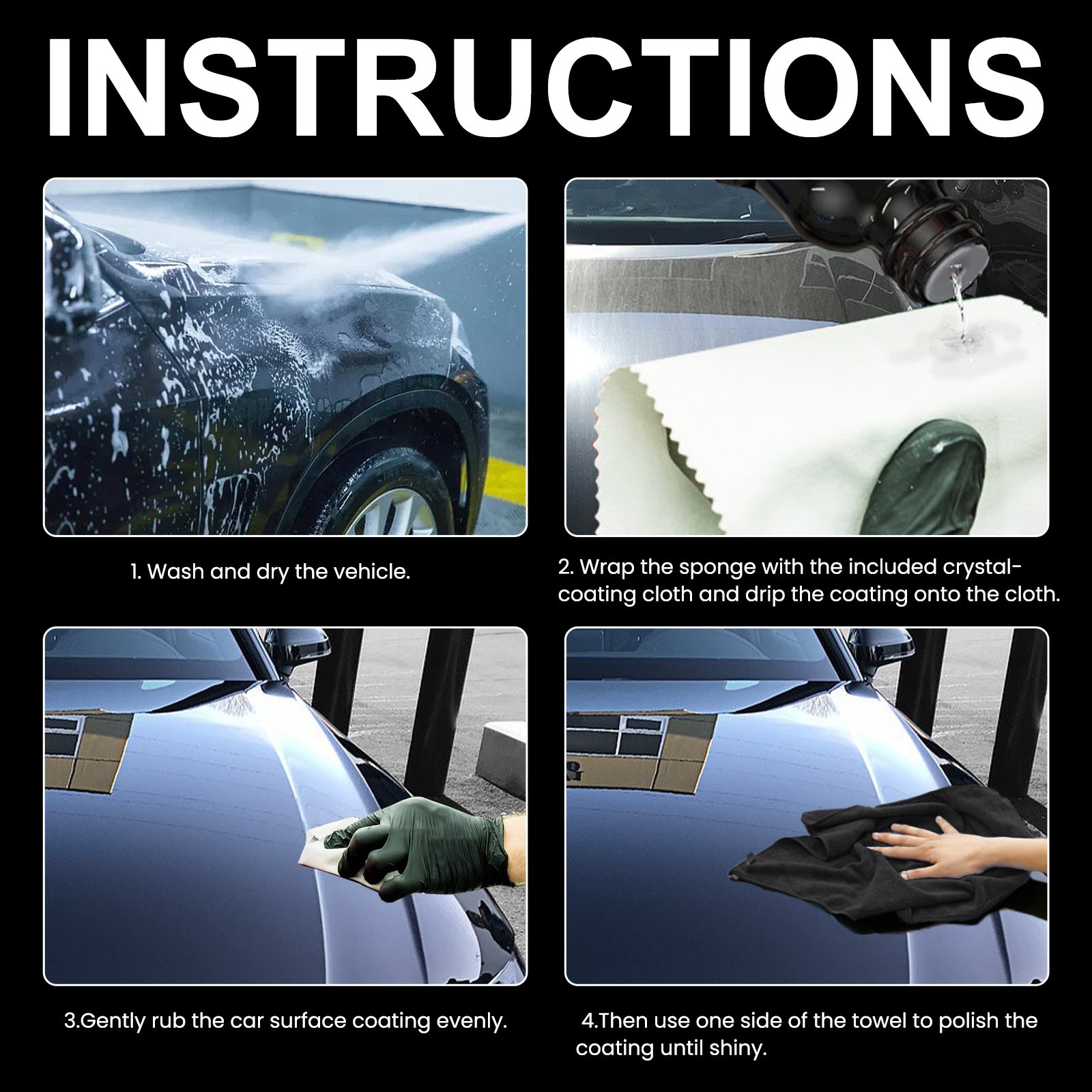 70ml Auto Graphene Ceramic Coating Crystal Plating Film Waterproof Coating Glaze Curing Car Paint Ceramic Coating