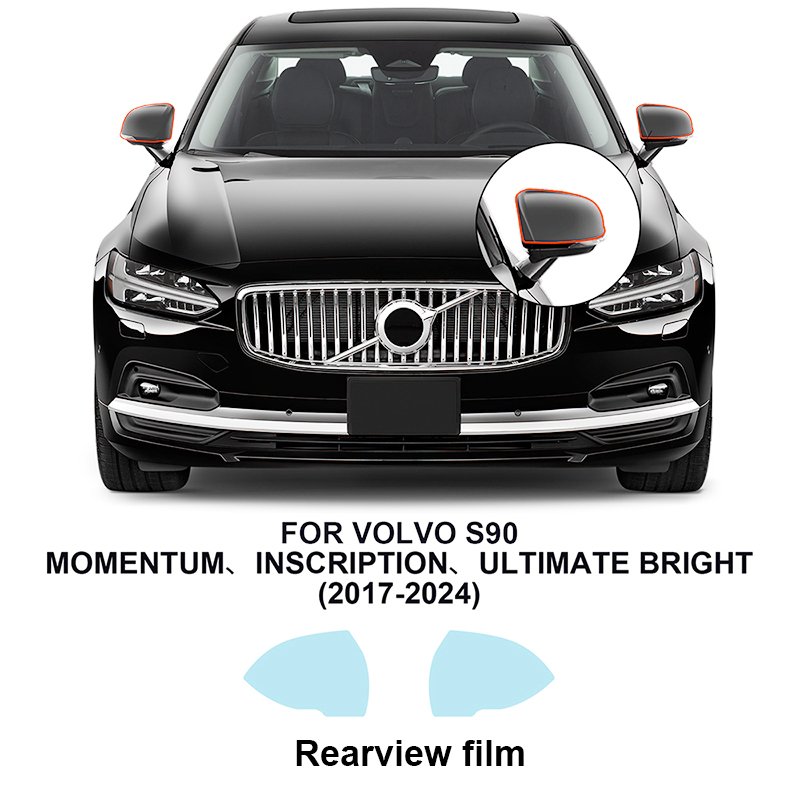 Car Front Headlamp Film for Volvo S90 Inscription 2017-2024Tpu Transparent Protective Film Exterior Headlight Strips Car Sticker