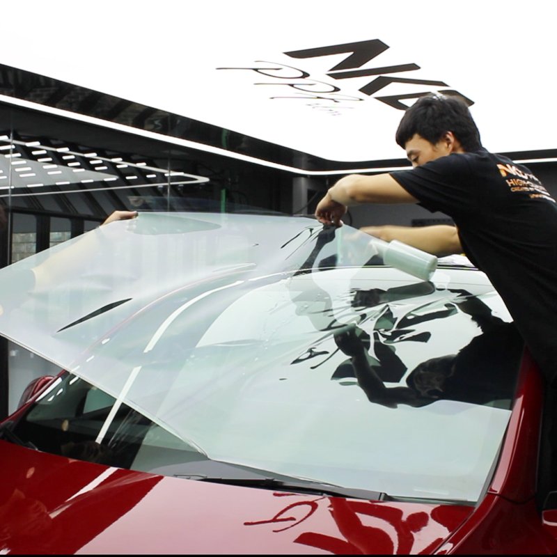 NKODA 1.52*30m 1ply Glue Tinting 1mil Automotive Window Glass Solar Chip Dyed Film