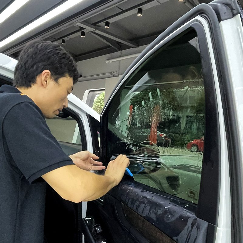 NKODA 1.52*30m 1ply Glue Tinting 1mil Automotive Window Glass Solar Chip Dyed Film
