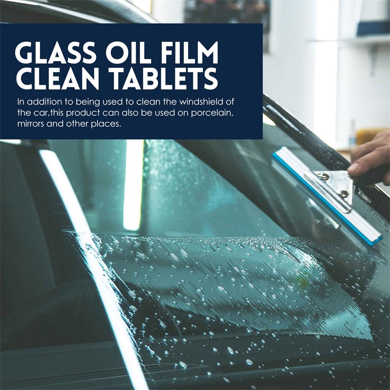 Rayhong 30pcs glass oil film clean tablets porcelain car mirror windshield multipurpose cleaning tablets