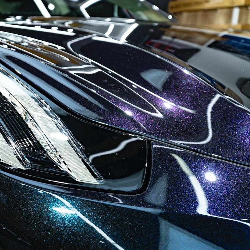 New TPU material changes from white to gold PPF color wrap film, golden diamond blue diamond TPU car paint protection film