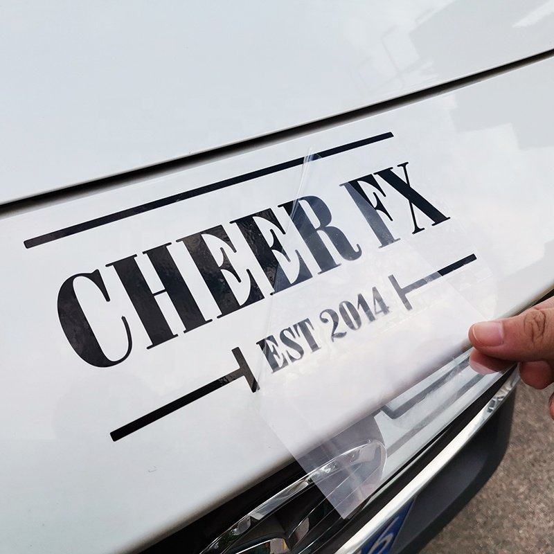 Custom Printing Weatherproof Die Cut Bumper Stickers Vehicle Vinyl Advertising Logo Car Bumper Stickers For Car