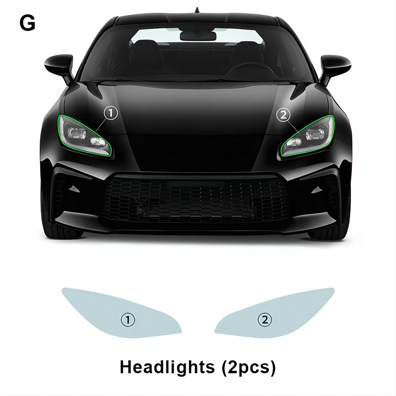 For Toyota GR86 2021 2022 2023 each part of the film TPU PPF pre-cut film scratchresistant self-healing transparent film