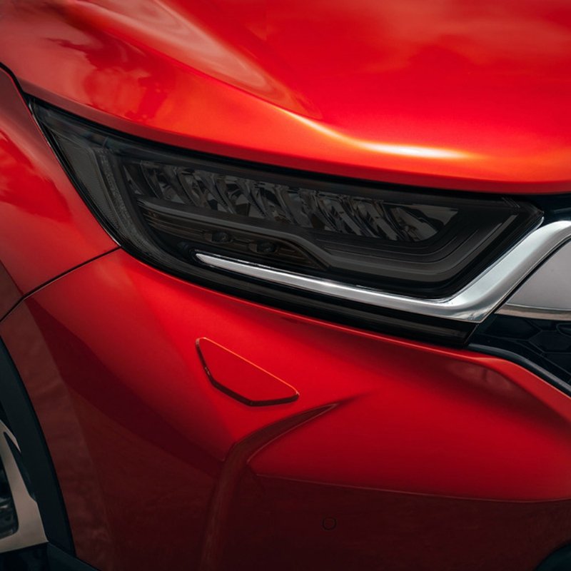 2 Pcs Car Headlight Protective Film Headlamp Transparent Black TPU Sticker For Honda CR-V CRV 2017 2018 2019 2020 Accessories