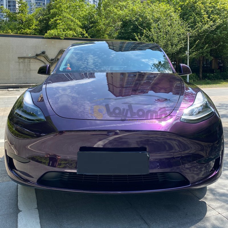 TPU Car Film Colored PPF Midnight Purple Paint Protection Film Color Changing Car Wrap Foil ppf