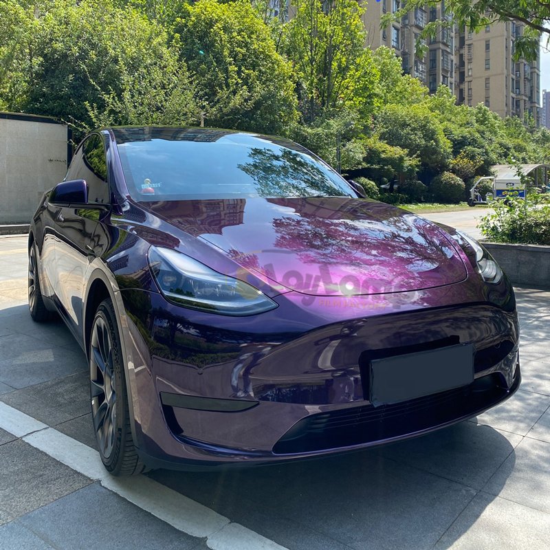 TPU Car Film Colored PPF Midnight Purple Paint Protection Film Color Changing Car Wrap Foil ppf