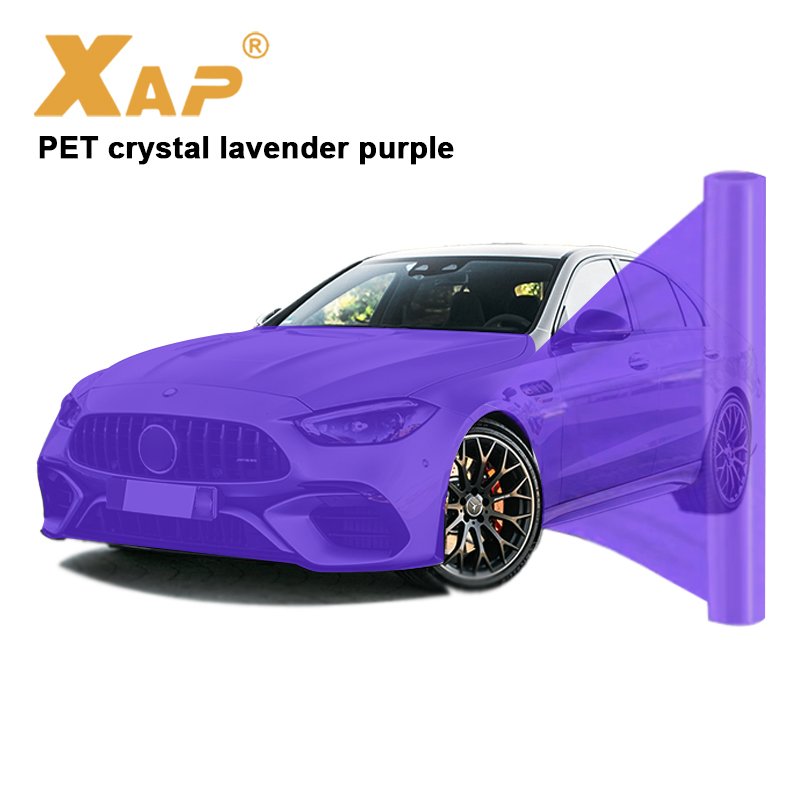 Glossy Crystal Lavender Purple Wrapping Car Exterior Films Vinyl Car Wrap 1.52Mx18M 5x59ft Vinyl Wrap Supplies