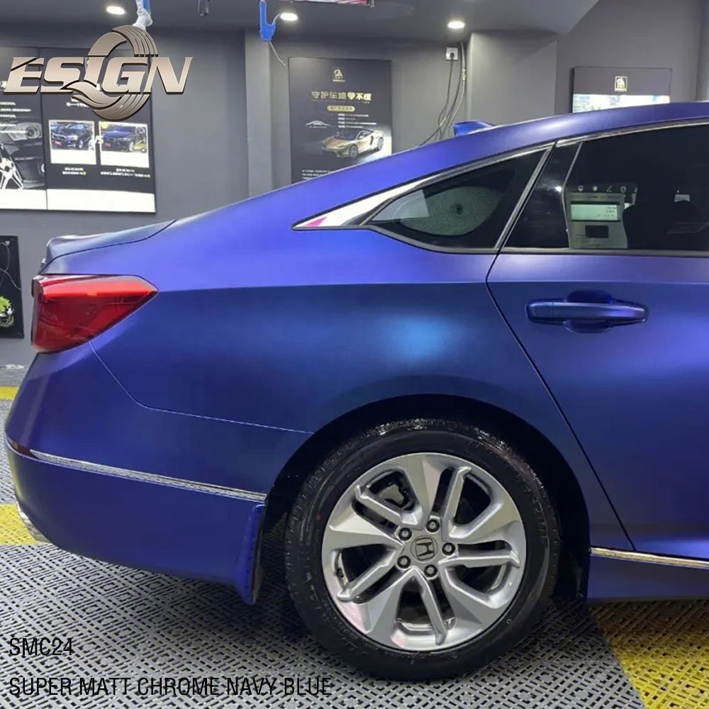 ICE FILM MATT NAVY BLUE Car Wrapping Film Full Body Matte Change Color Covering Vinyl Wrap Decal