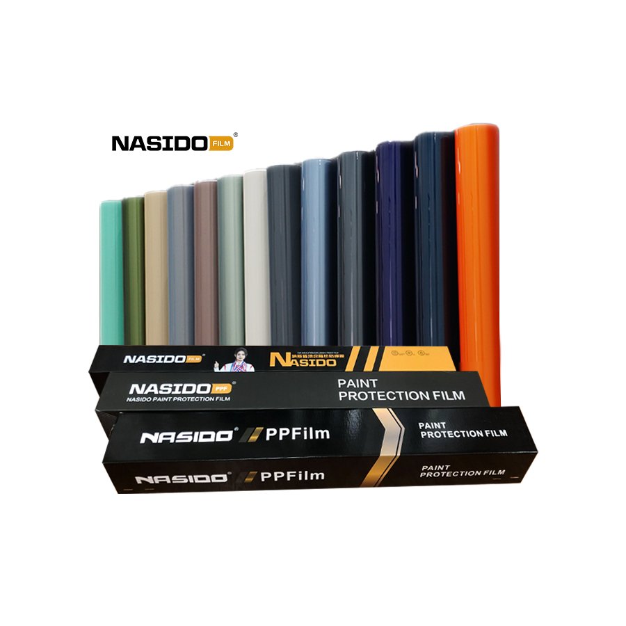 NASIDO TPU color PPF Venetian purple anti-scratch self healing 5*50FT for car body OEM new wrap film