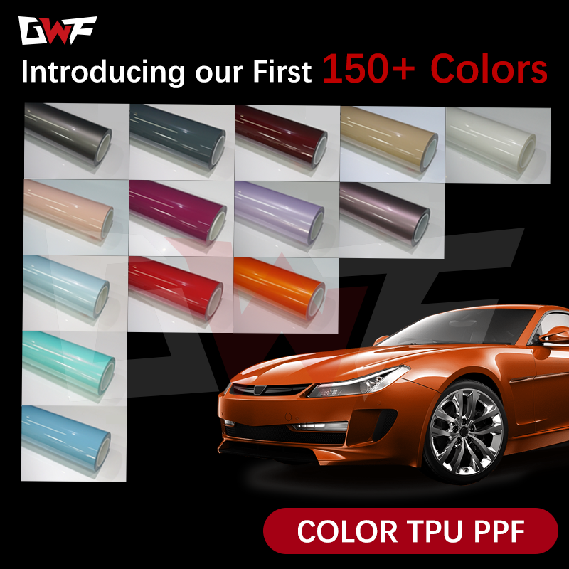 10 years warranty self healing color changing tpu ppf colored car wrap high stretchable color tpu ppf film paint protection film