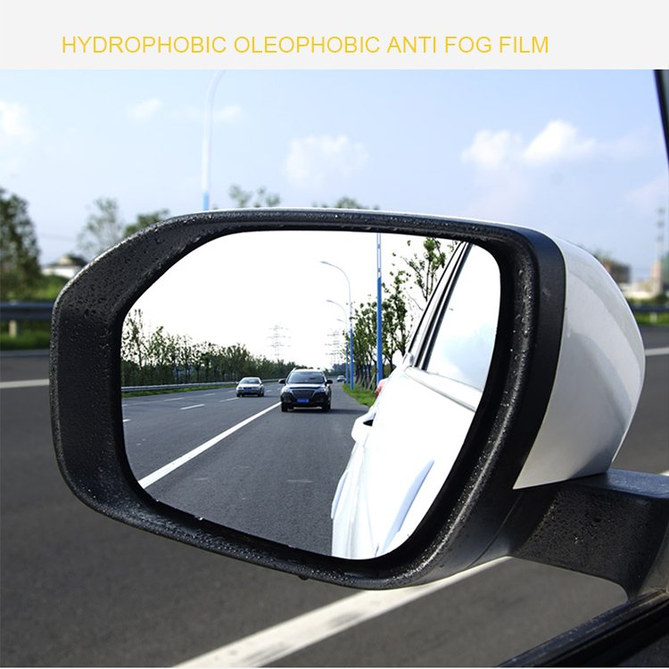 2pcs/set Hydrophobic Waterproof Car rearview anti fog anti-rain mirror film for car window