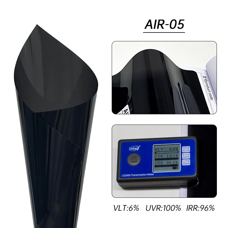 0.98*30m 2mil thickness UVR100% IRR99% UVR100% nano ceramic car film protective window shield ceramic solar tint film