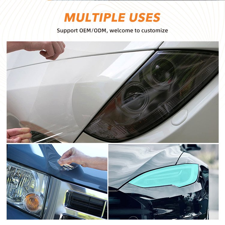 Hot Sale Anti Scratches Tpu Material Car Paint Protection Self-adhesive Car Film