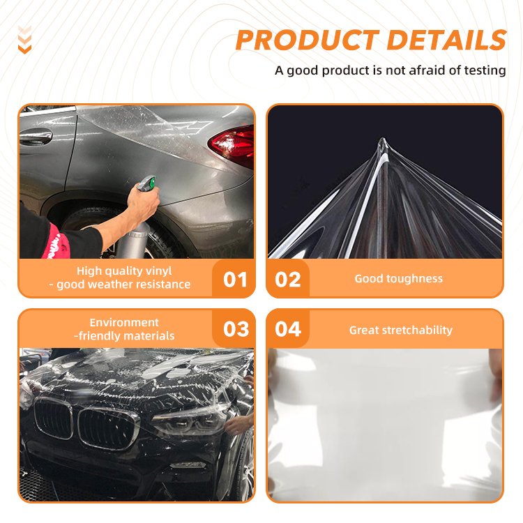 Hot Sale Anti Scratches Tpu Material Car Paint Protection Self-adhesive Car Film
