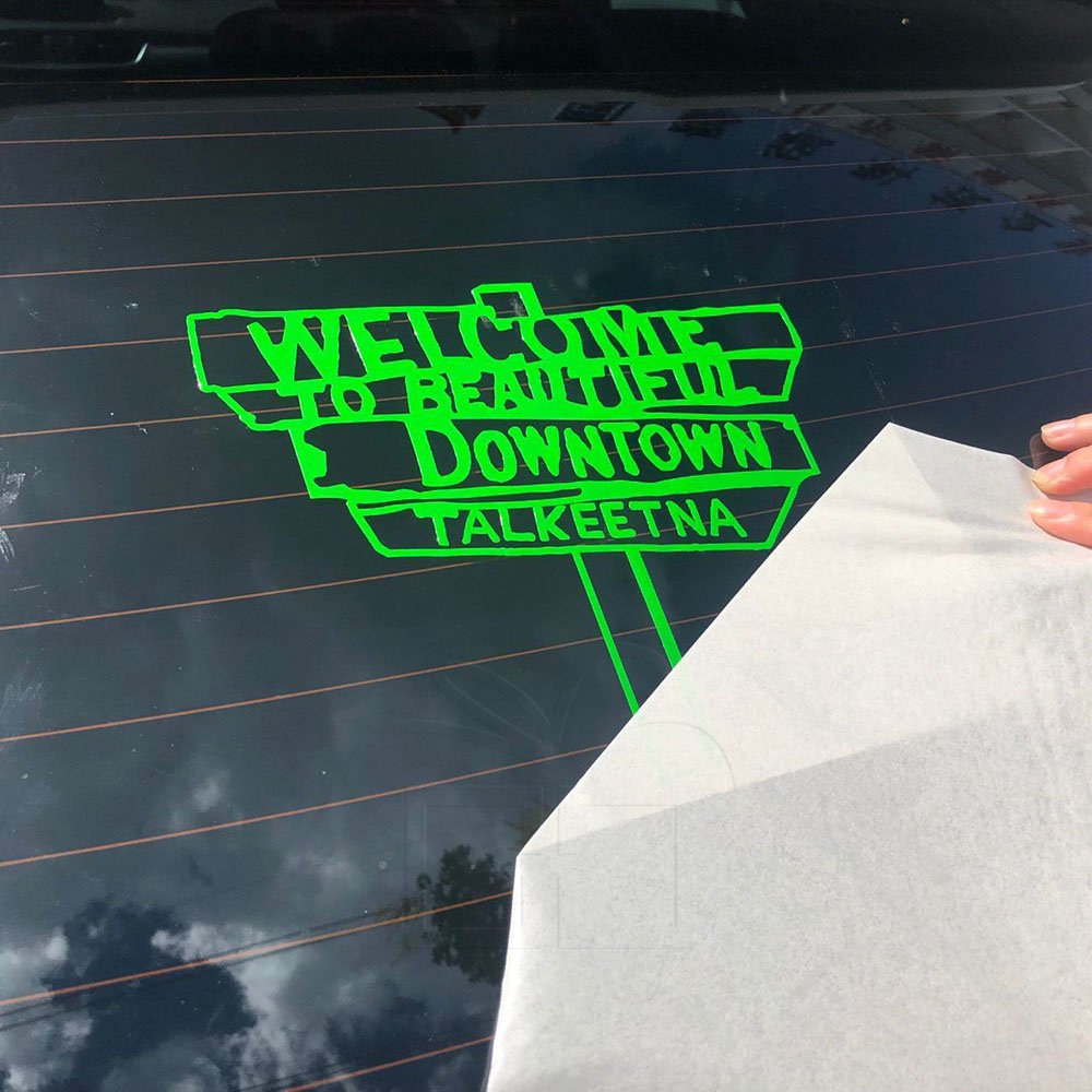 Custom UV Proof Outdoor Durable Windshield Bumper Car Window Banner Decal Custom Decals Car Sticker