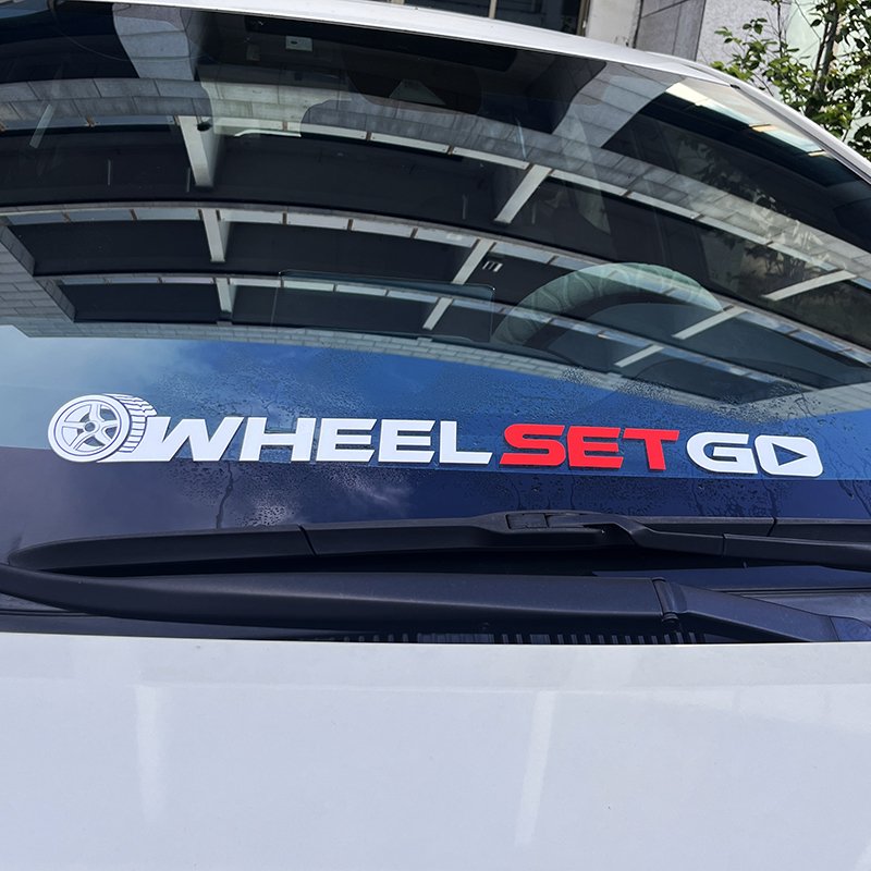 Custom UV Proof Outdoor Durable Windshield Bumper Car Window Banner Decal Custom Decals Car Sticker