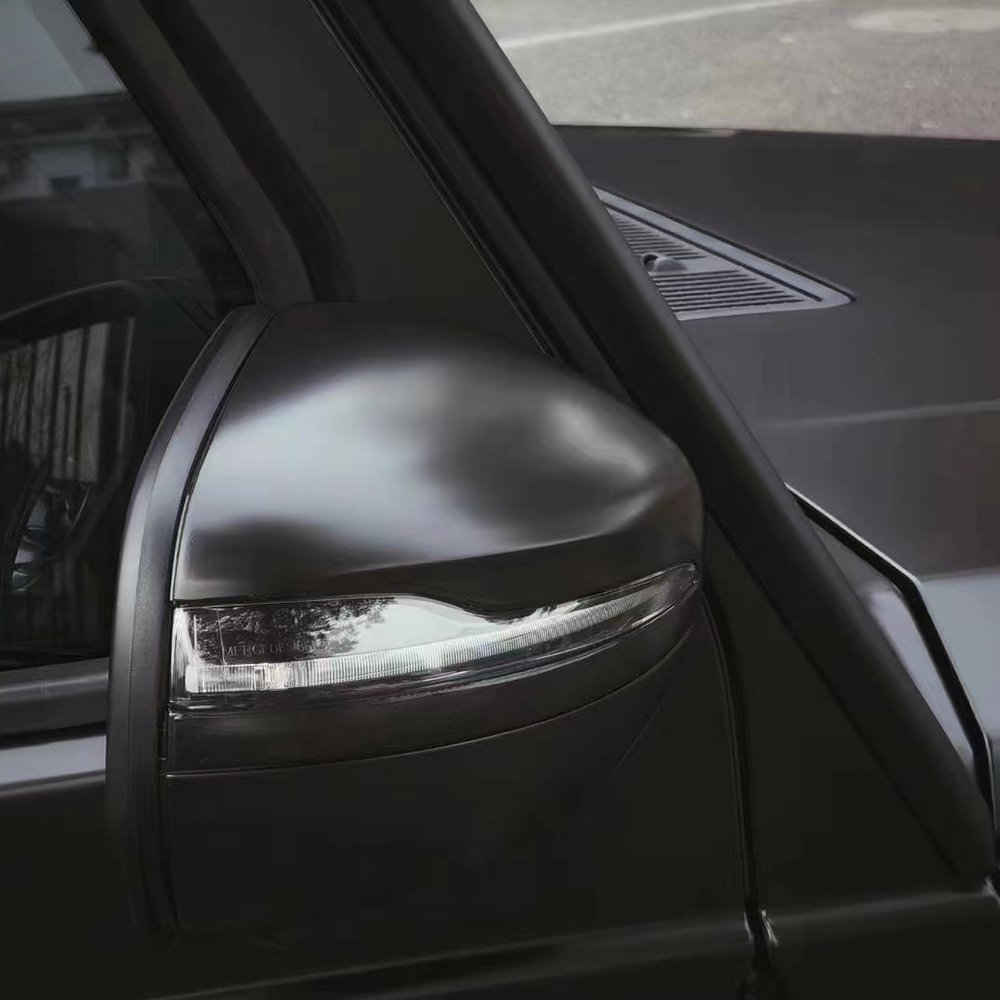 TSAUTOP 1.52X18m Matte Ceramic Black Car Stickers Wrapping Film Car Wraps