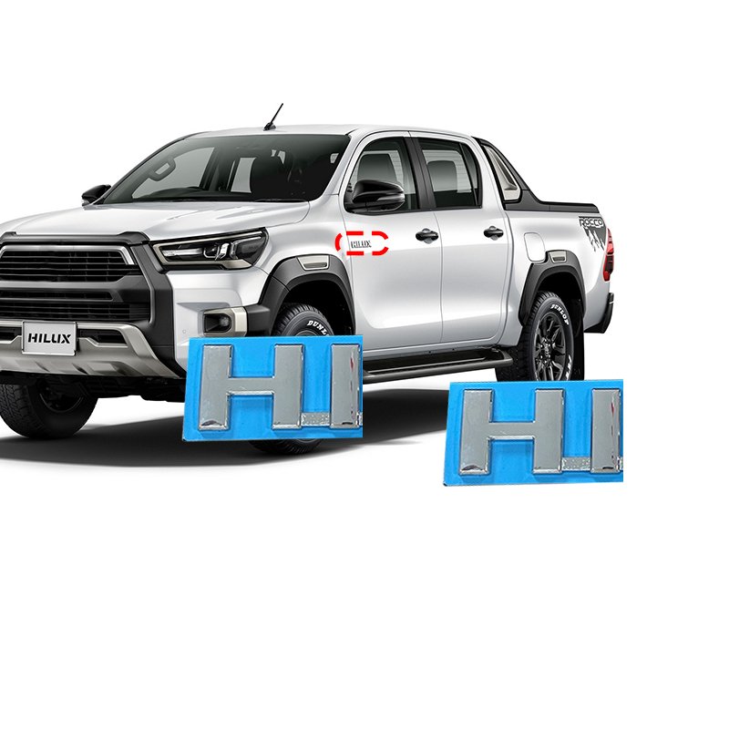 3D ABS Silver Label Badge Plastic Customized Logo Car Emblem For Cars