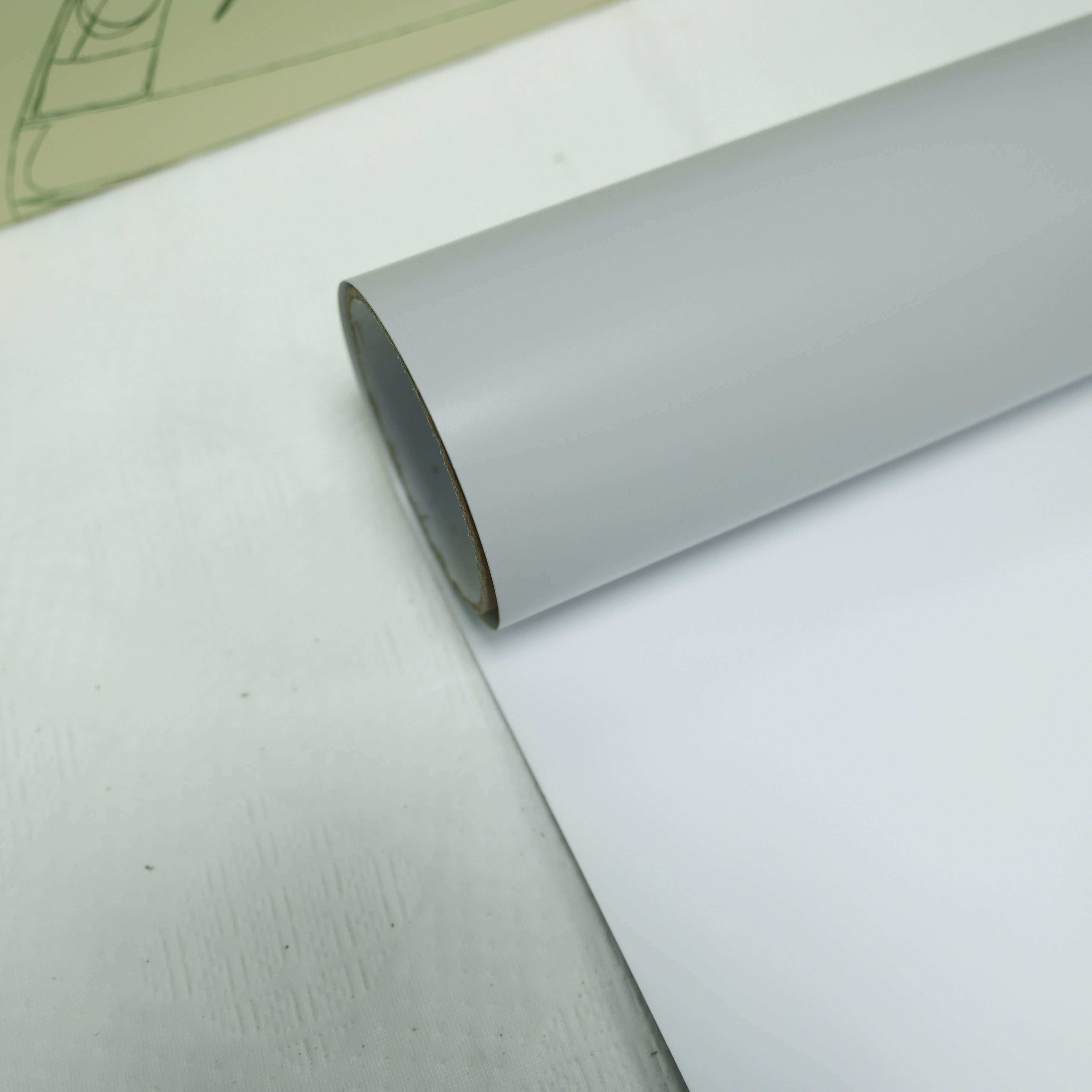 High Quality Easy Install 6.5mil PVC Car Wrap Film Satin volcanic gray Self-Healing Glossy Anti-Scratches Color Change Car Films