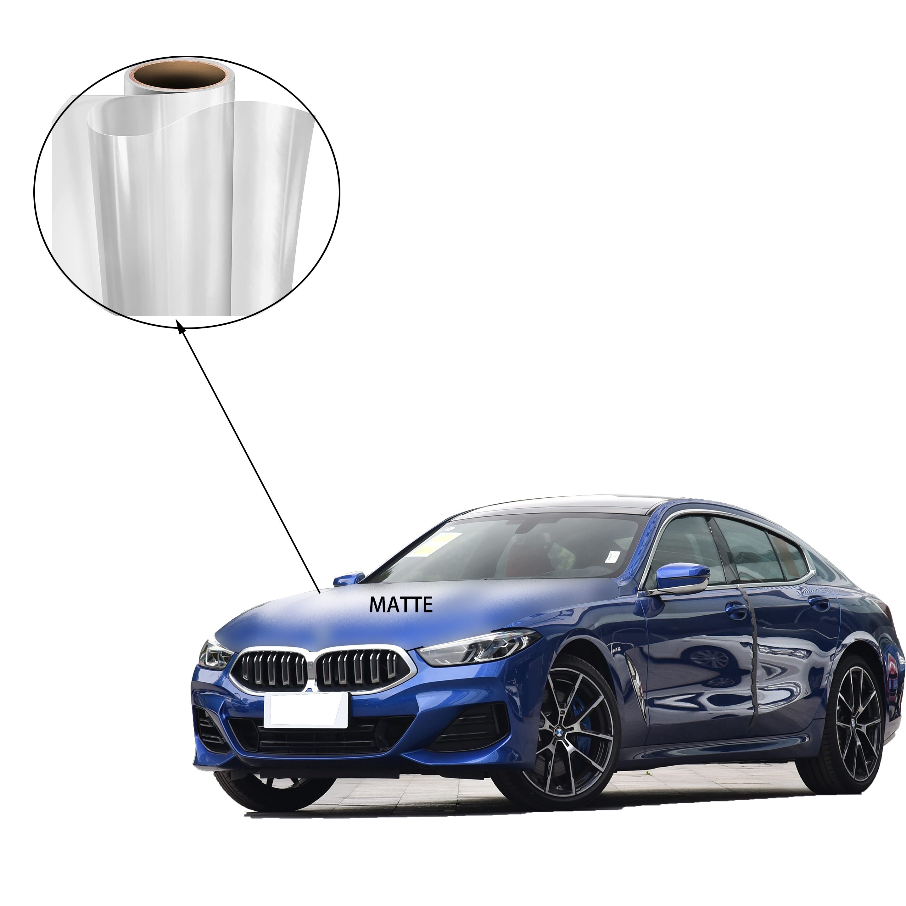 Free Sample USA XPEL 1.52M*15M Matte ppf 2Ply Anti-Scratch anti yellowing Tpu Clear Ppf For Car Body Protect