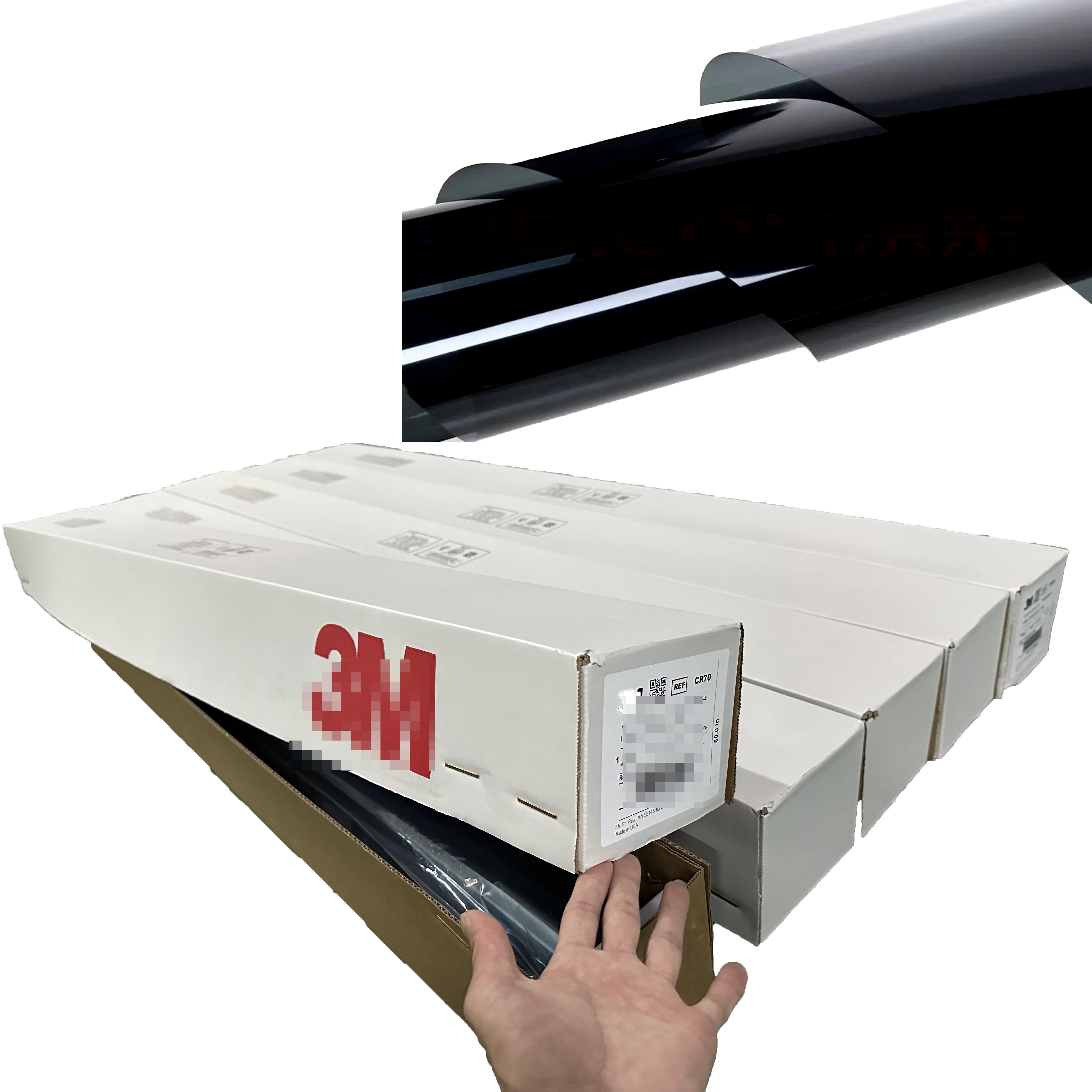 3M Nano Ceramic 2% 5% 15% 35% 50%Car Tint 30*1.52 meters Professional Window Tint Heat UV 99% Cars Adhesive Film