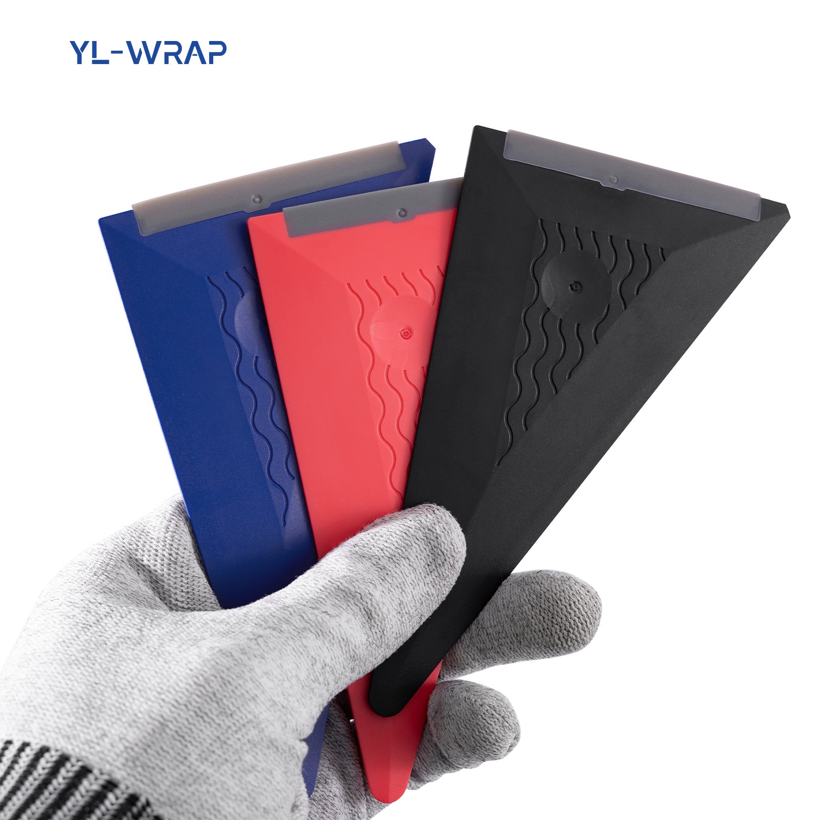 Most Popular Triangle car wrap Squeegee Sticker Tools for Window Tinting Car Wrap Corner Tint Tool Scraper