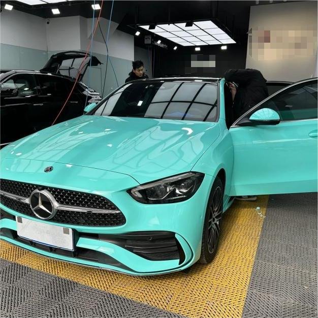 KOOPPF Gloss Tiffany Blue Color TPU PPF paint protection film car films 1 rolls 1.52*16M thickness 8mil Color Change PPF for car