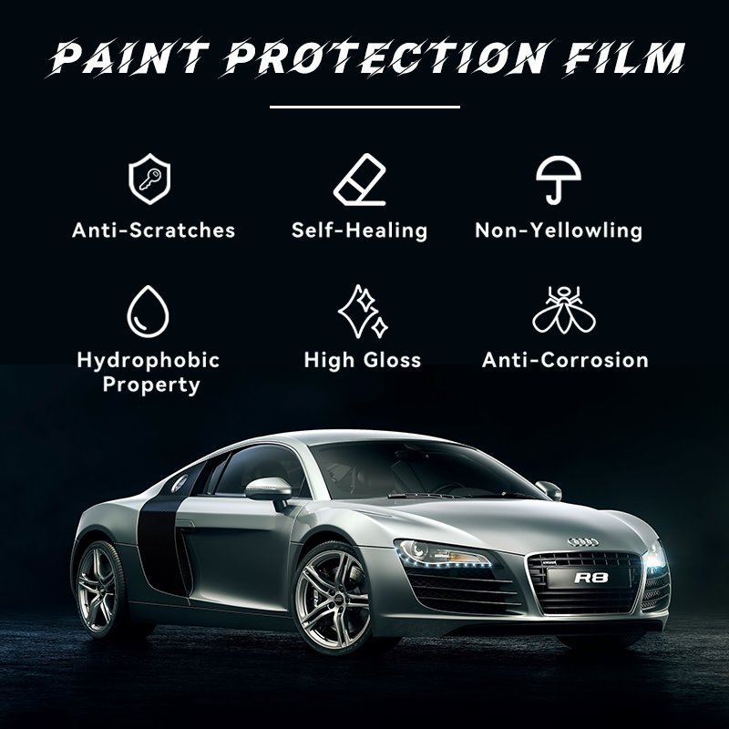 MOTEC Film 7.5mil Clear adhesive 15m TPU Ppf car paint protection film